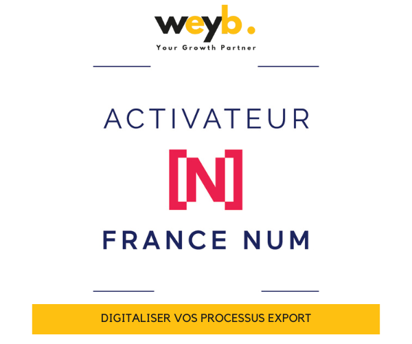 WEYB est désormais un Activateur France Num référencé