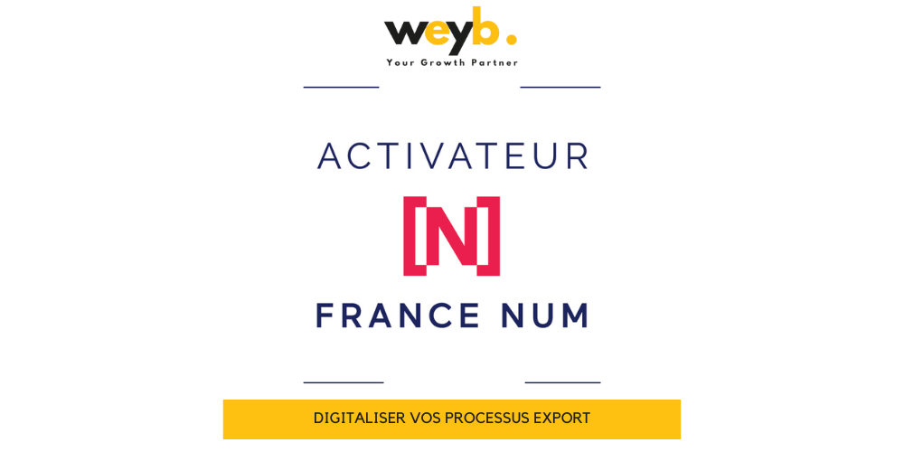 WEYB est désormais un Activateur France Num référencé